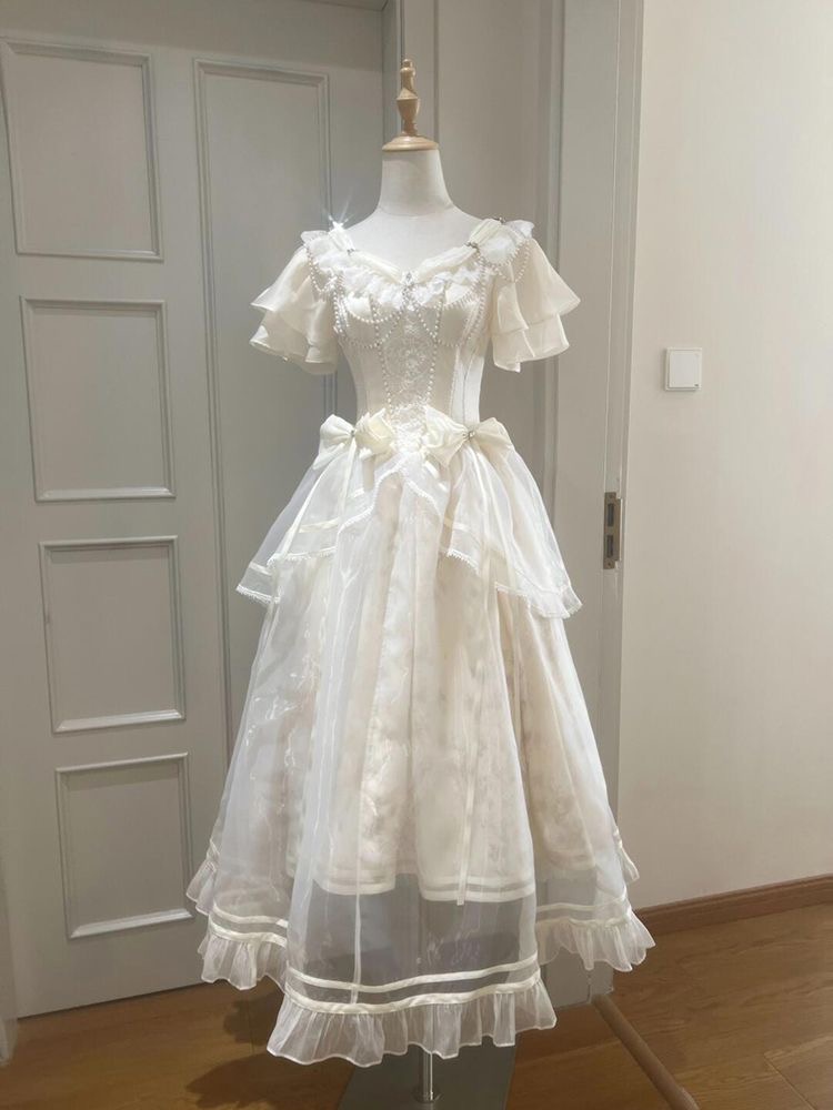Estilo floresta doce vintage a - French Vintage Floral Midi Dress avaliação e preço