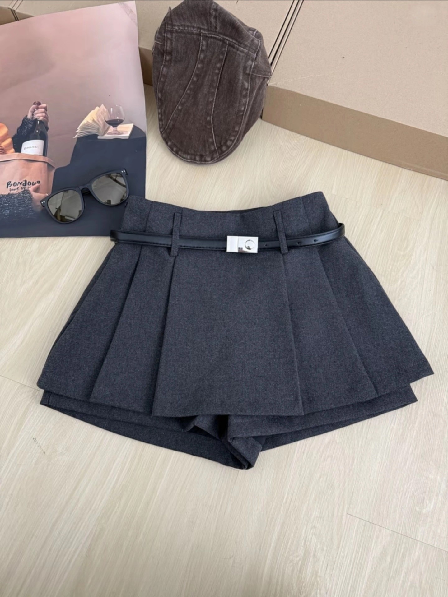 Saia Curta Xadrez de Outono In - Skirts avaliação e preço