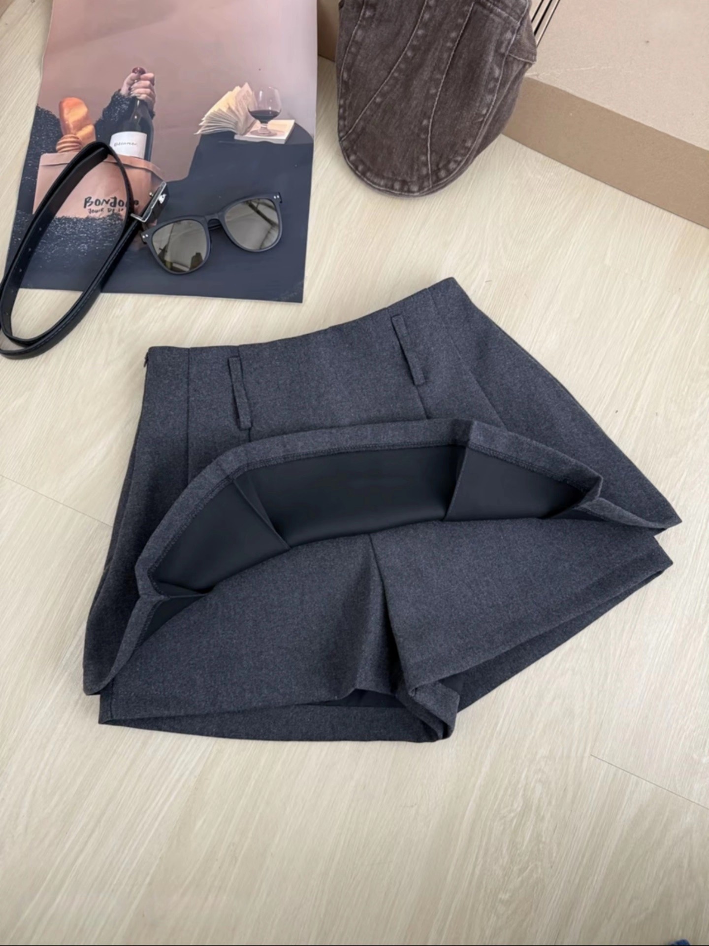 Saia Curta Xadrez de Outono In - Skirts avaliação e preço