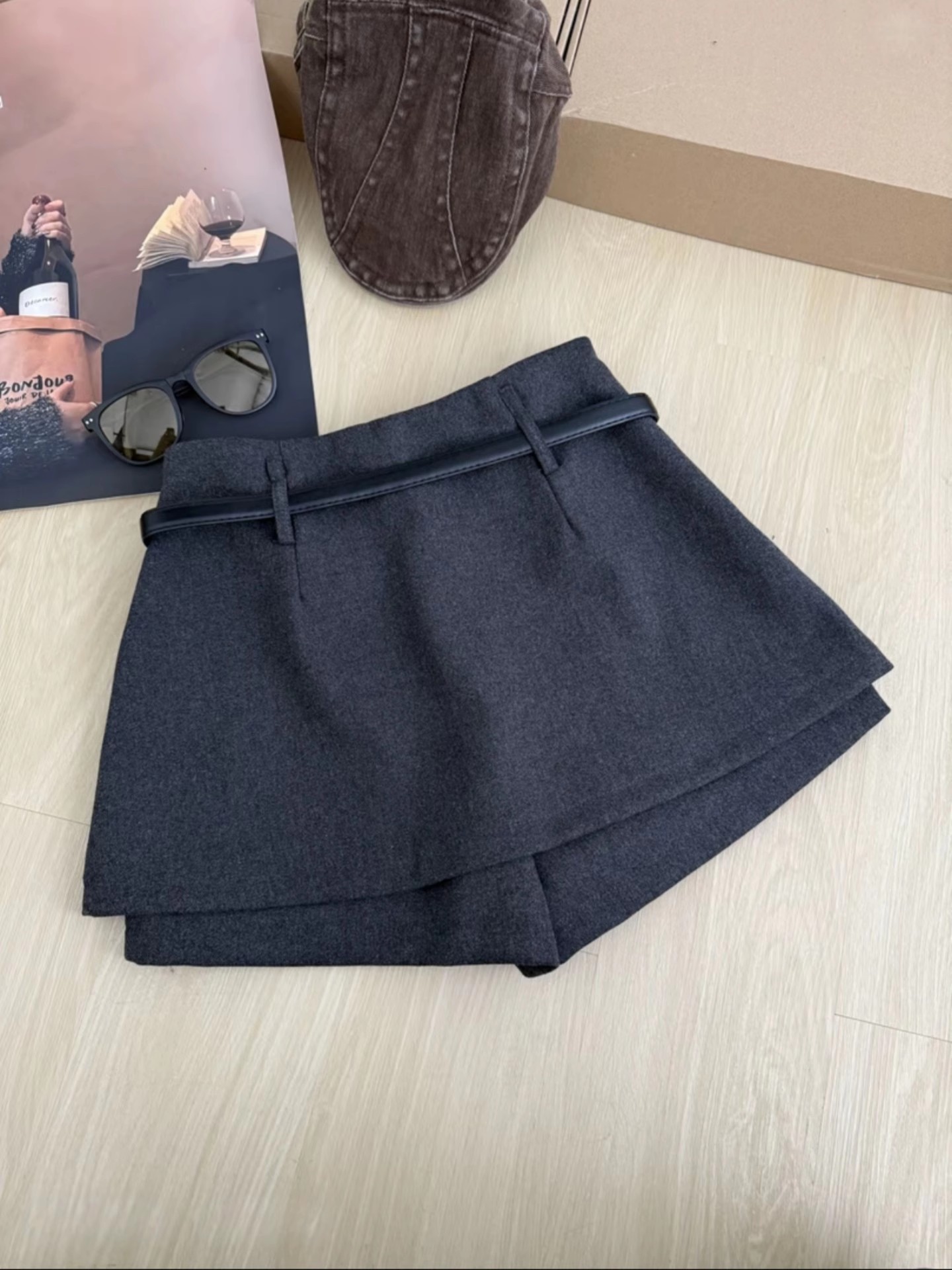 Saia Curta Xadrez de Outono In - Skirts avaliação e preço